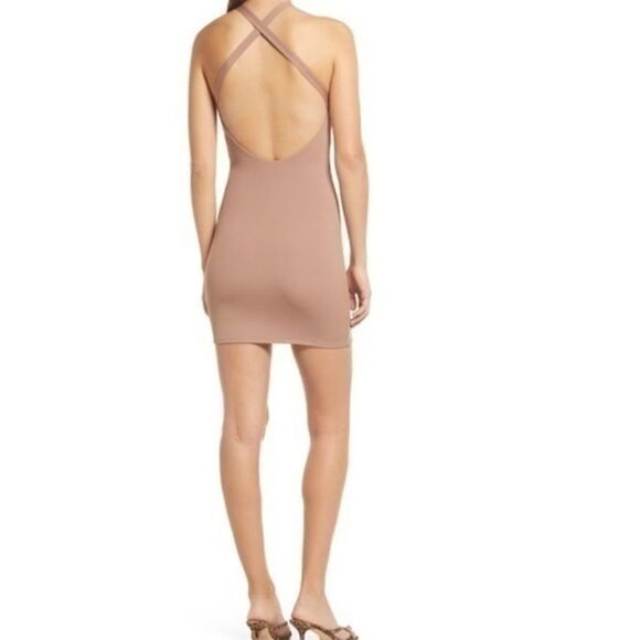 Naked Wardrobe Halter Dress New with Tags Size Large - Picture 2 of 11